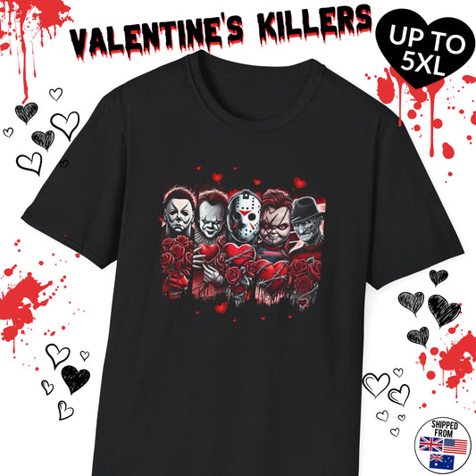 Valentines horror movie tshirt