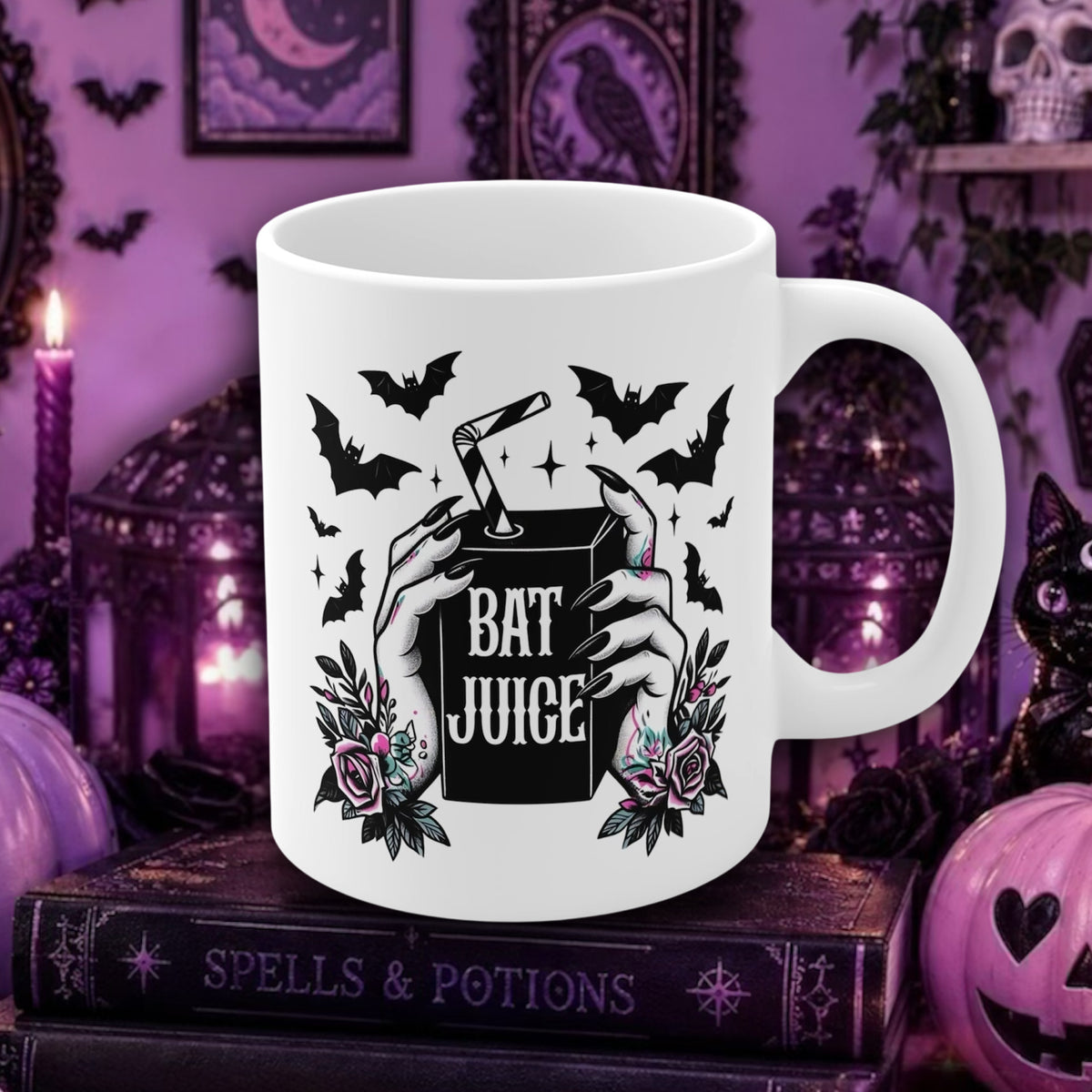 Bat Juice, Goth Mug
