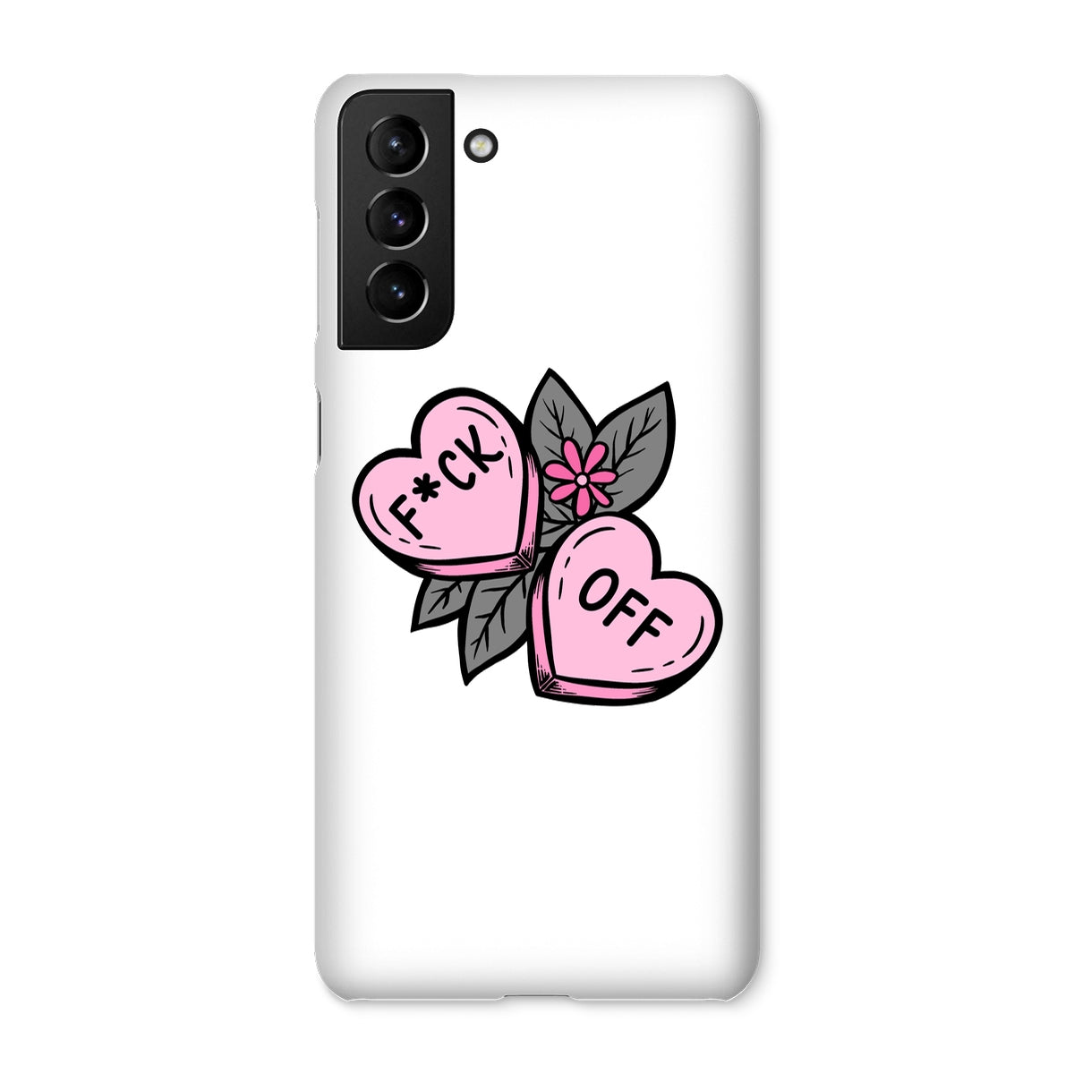 F*ck Off cute tattoo design Snap Phone Case