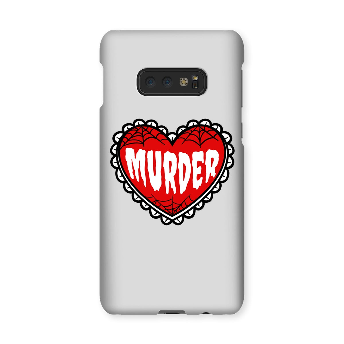 Murder, cute heart design Snap Phone Case