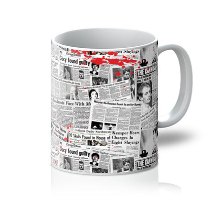 Serial Killer headlines Mug