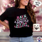 Spooky Little Christmas T-shirt, up to 5XL, pastel goth