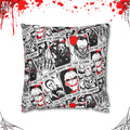 Horror Movies Tarot Square Pillowcase, Halloween