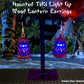 Haunted Tiki Wood Pagoda Light-Up Lantern Earrings (Large color choice)