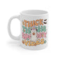 Thick Thighs and Spooky Vibes Mug, Halloween, kawaii