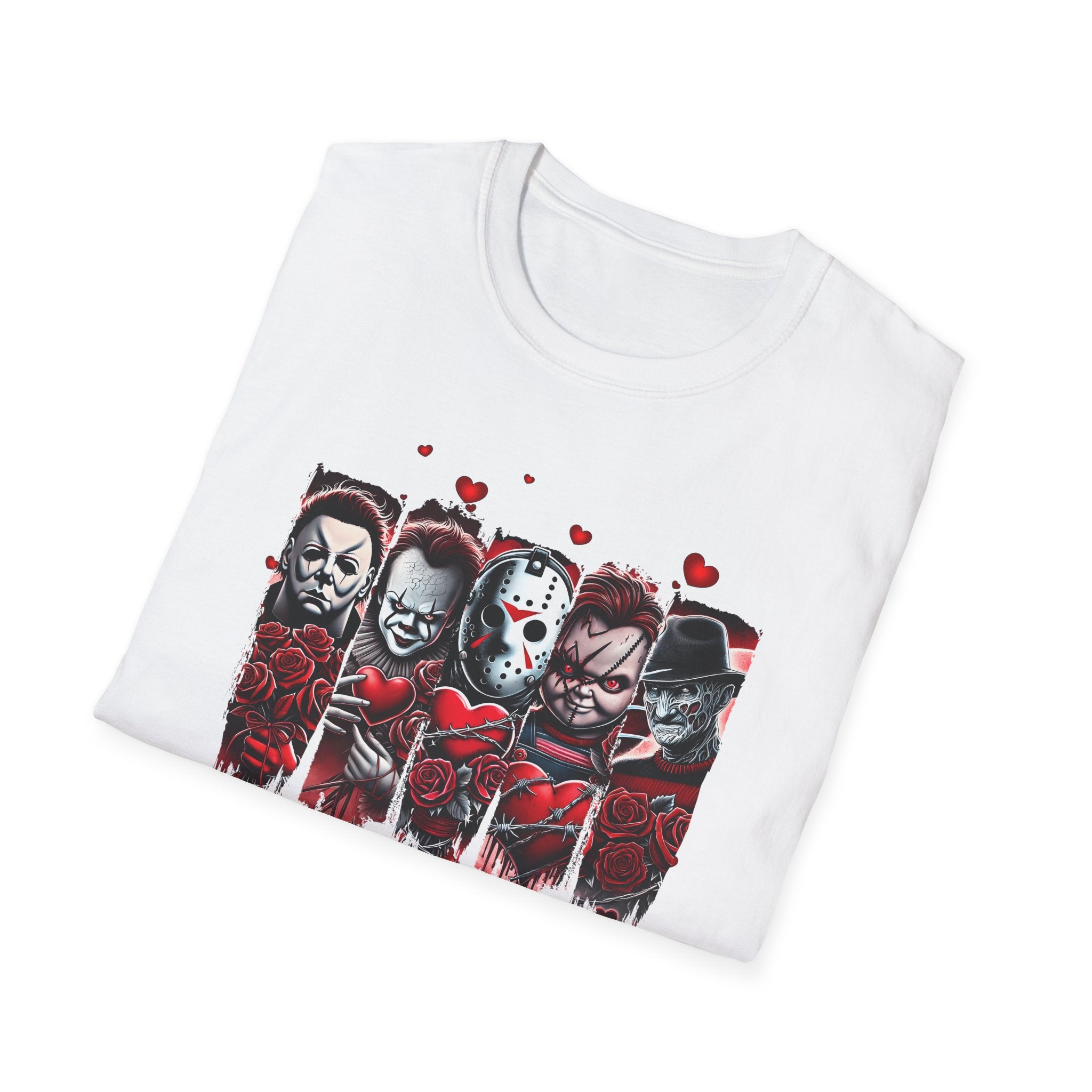 Valentine’s Killers Softstyle T-Shirt, up to 5XL, Horror Movies, Halloween