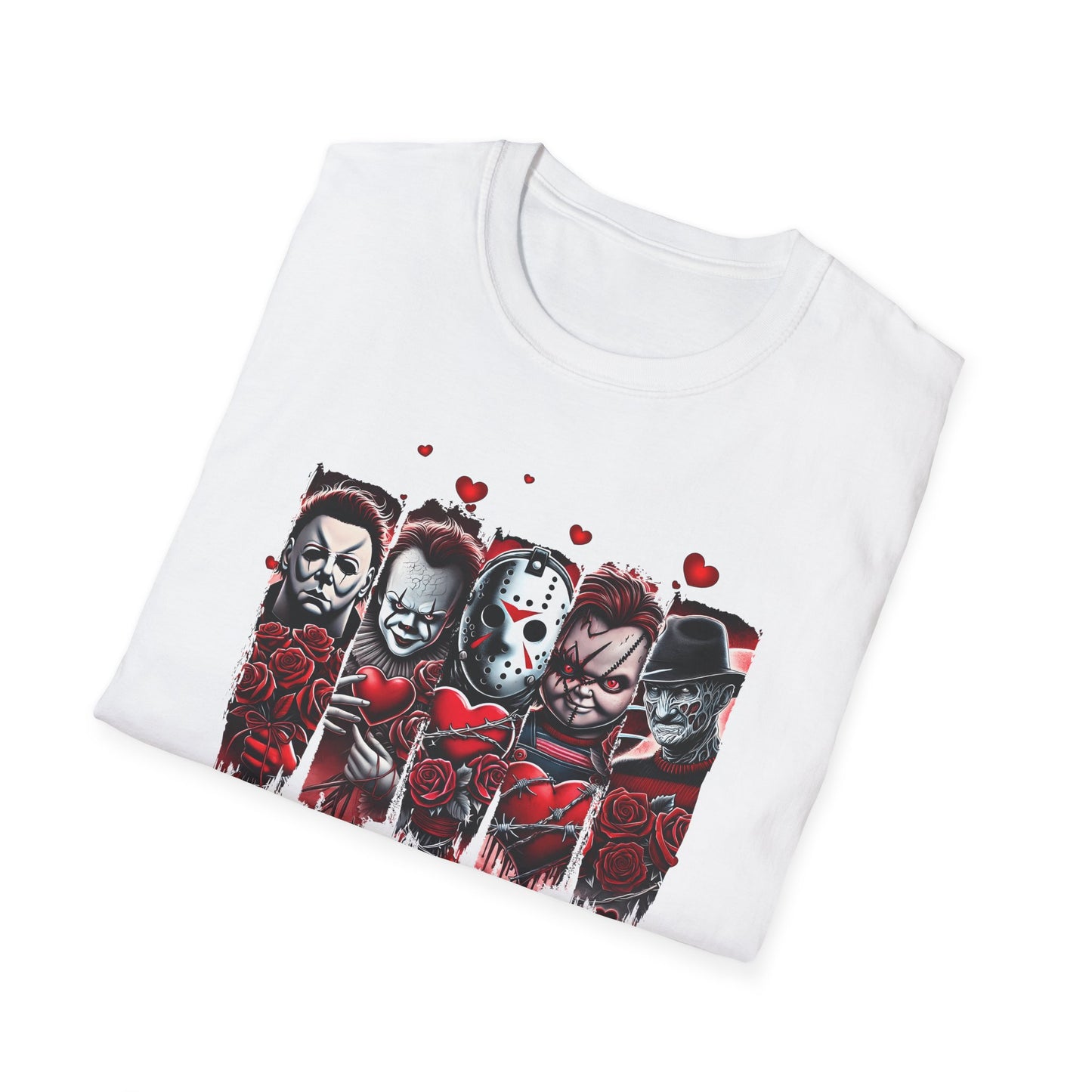 Valentine’s Killers Softstyle T-Shirt, Horror Movies, Halloween