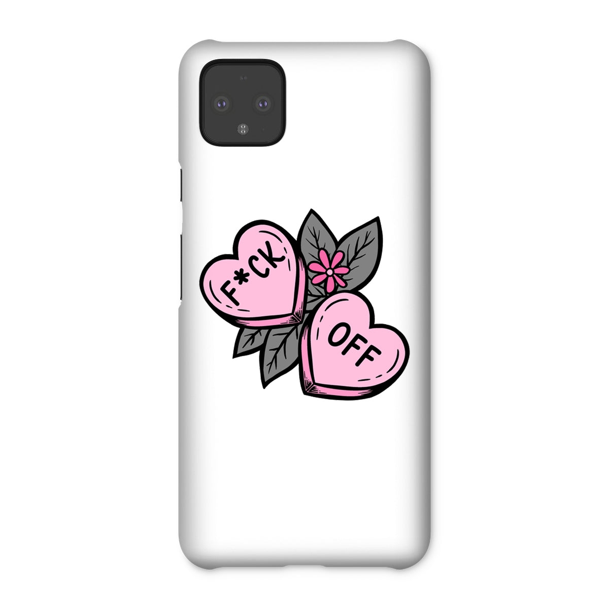 F*ck Off cute tattoo design Snap Phone Case