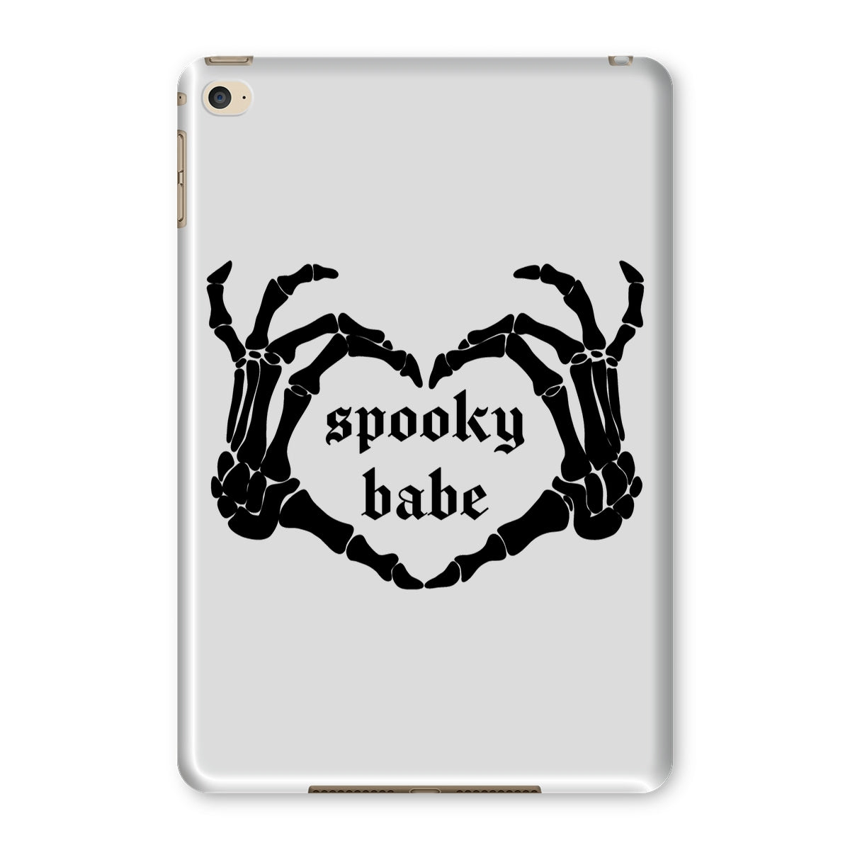 Spooky Babe, black print Tablet Cases