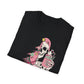 Sorta Merry Sorta Scary, pink Skeleton, Christmas T-shirt, up to 5XL