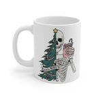 Sorta Merry Sorta Scary Christmas Mug, pastel goth