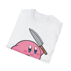 Kirby with knife T-shirt, up to 5XL