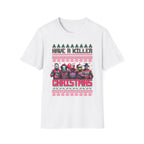 Killer Christmas, Softstyle T-Shirt, up to 5XL, Horror Movie, neon pink
