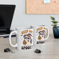 Cute but Spooky, Halloween Mug, cute Racoon