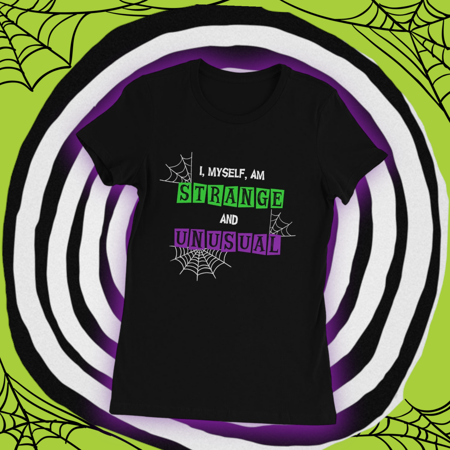 Strange and Unusual, Beetlejuice, Halloween, FIT T-Shirt