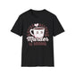 Coffee because murder is wrong, caffeinated, kawaii, Softstyle T-Shirt, up to 5XL