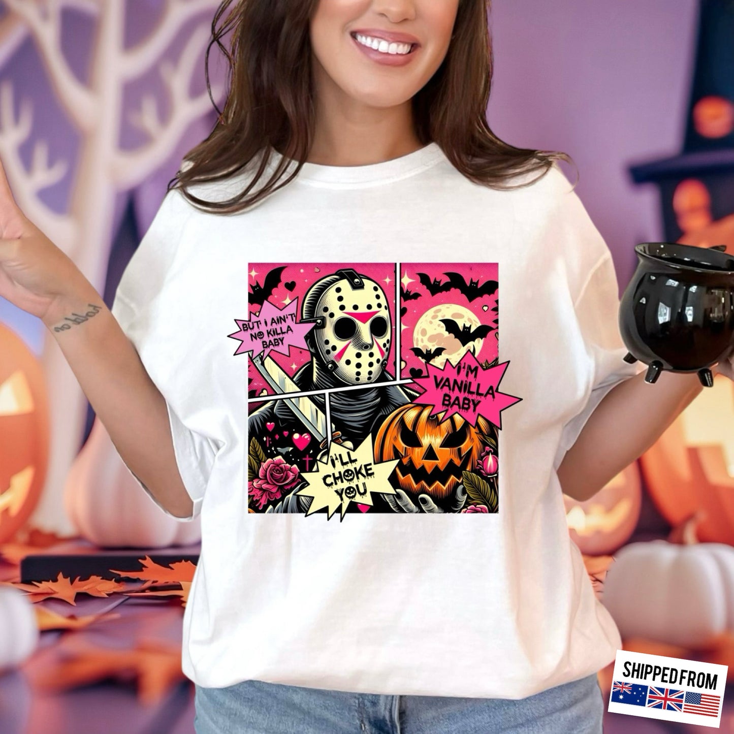 Pastel goth Jason Voorhees, horror movies, Halloween Softstyle T-Shirt