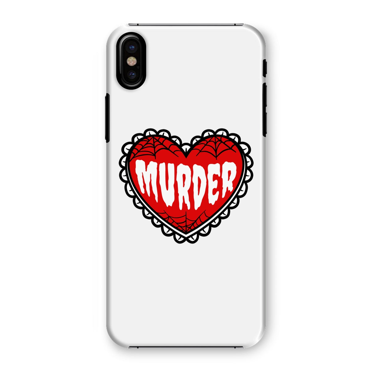 Murder, cute heart design Snap Phone Case