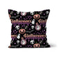 Spooky cute pastel Halloween Cushion