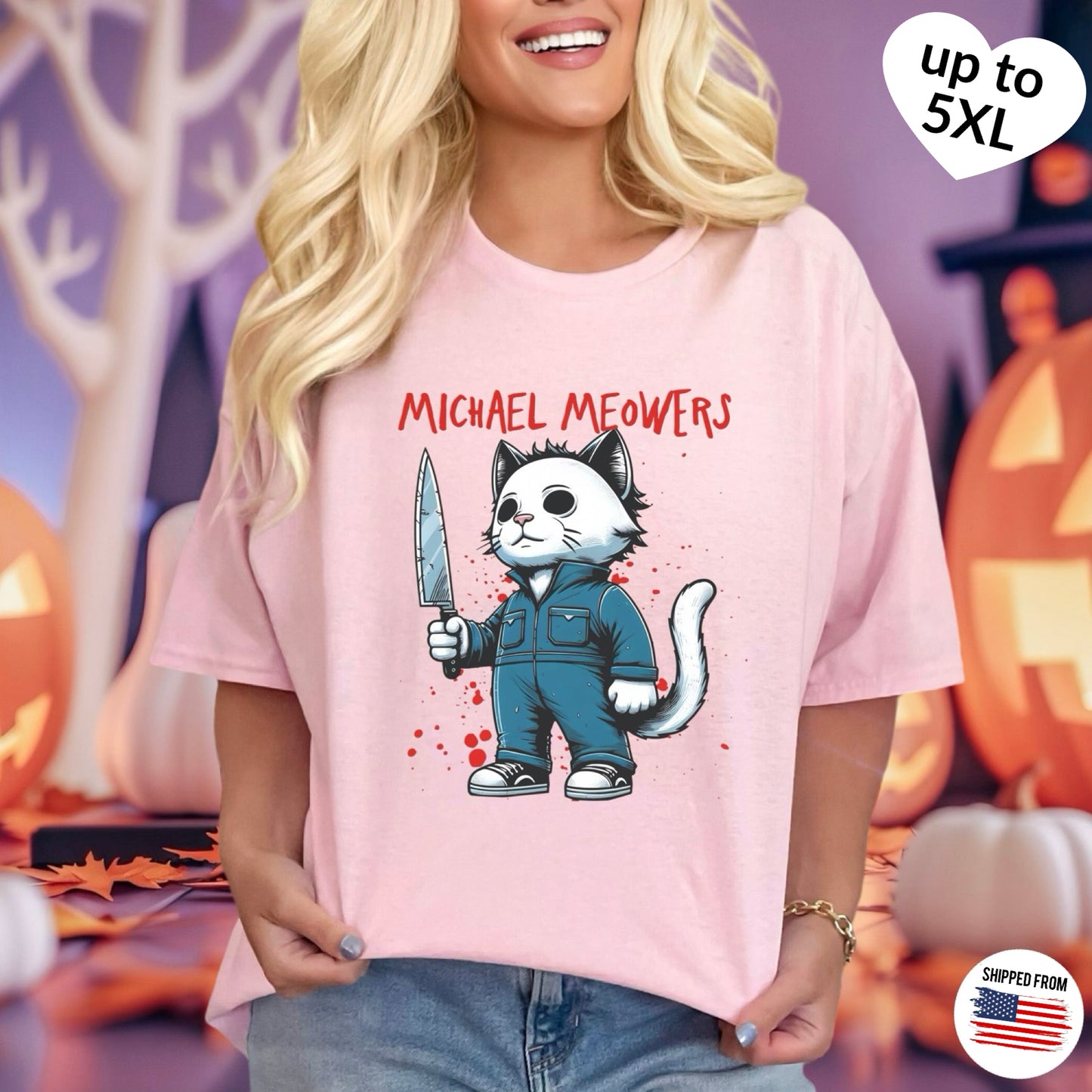 Michael Myers cute Softstyle T-Shirt, Halloween, Horror movies, up to 5XL