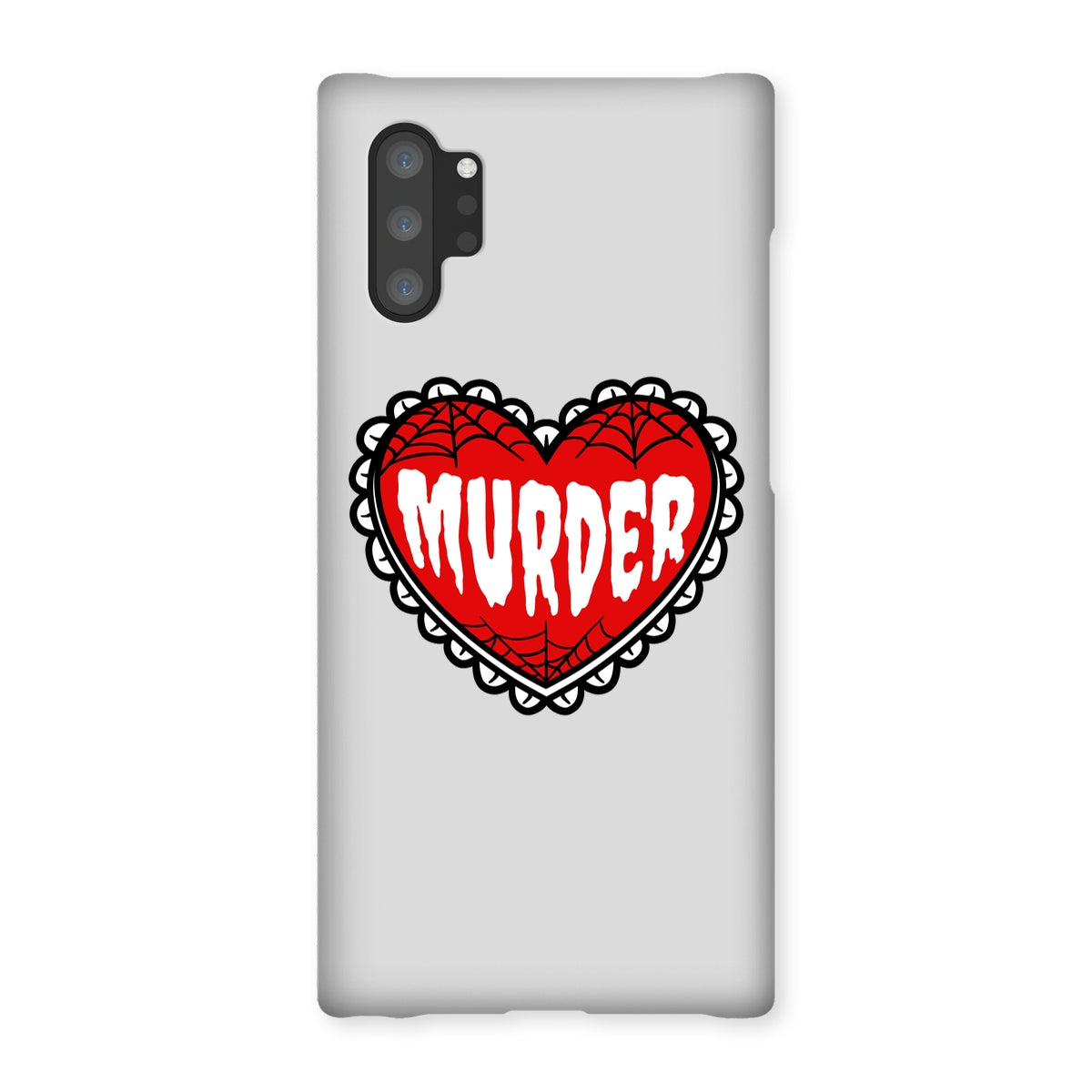 Murder, cute heart design Snap Phone Case