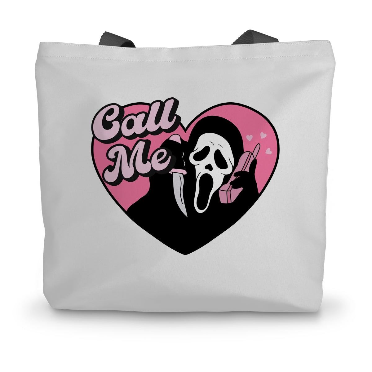 Scream Ghostface Canvas Tote Bag