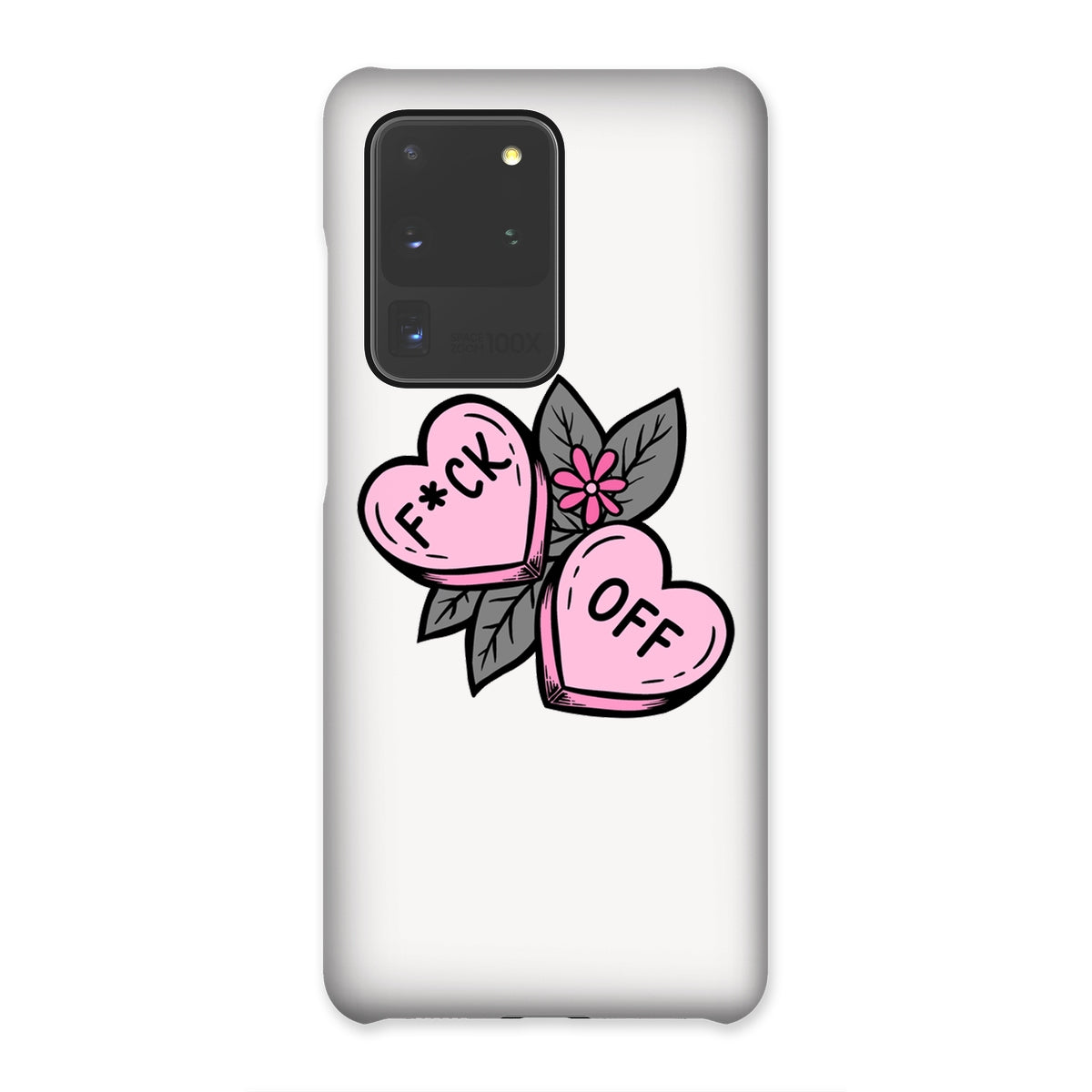 F*ck Off cute tattoo design Snap Phone Case