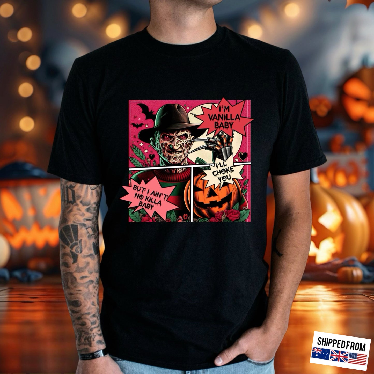 Pastel goth Freddy Krueger, horror movies, Halloween Softstyle T-Shirt