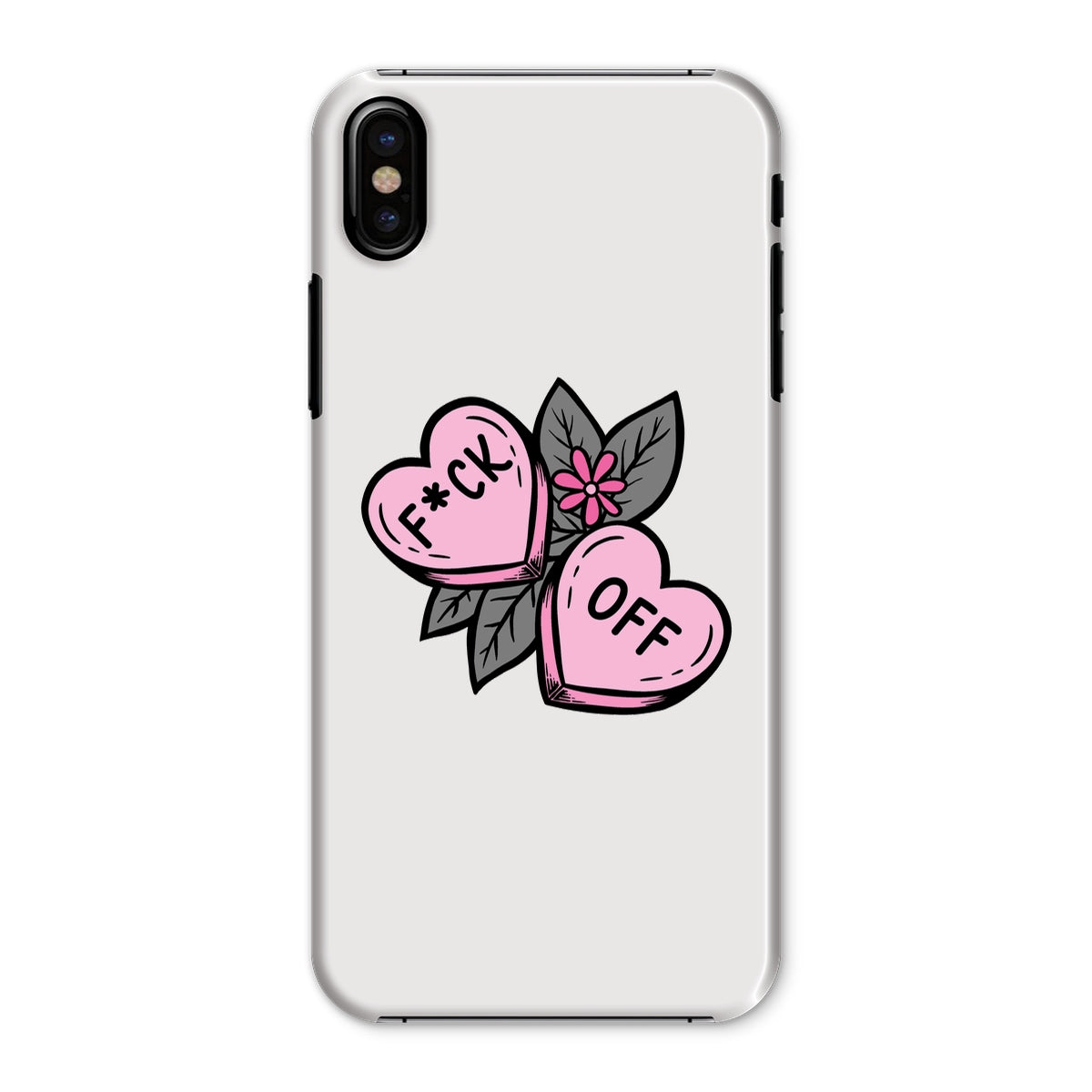 F*ck Off cute tattoo design Snap Phone Case