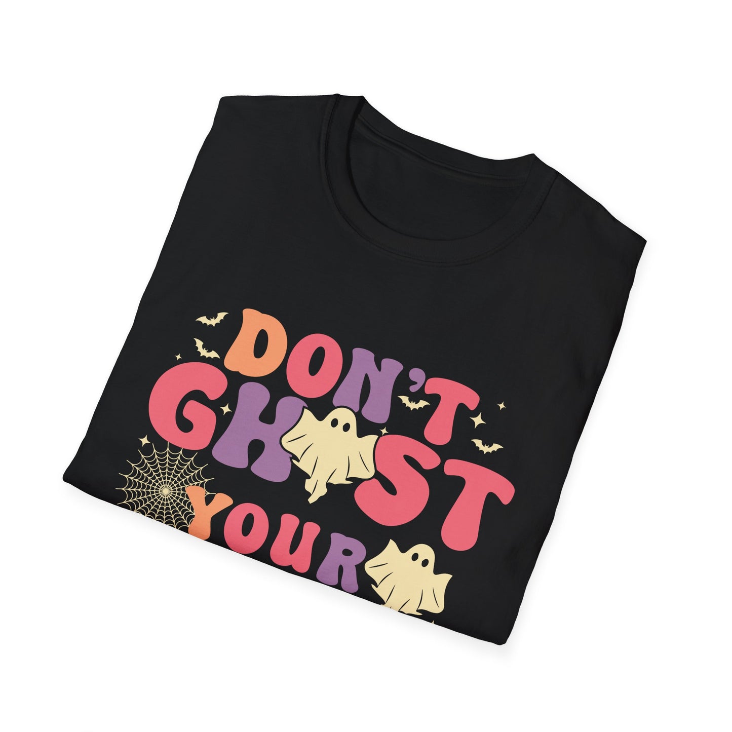 Don’t ghost your Mental Health T-shirt, up to 5XL, spooky cute