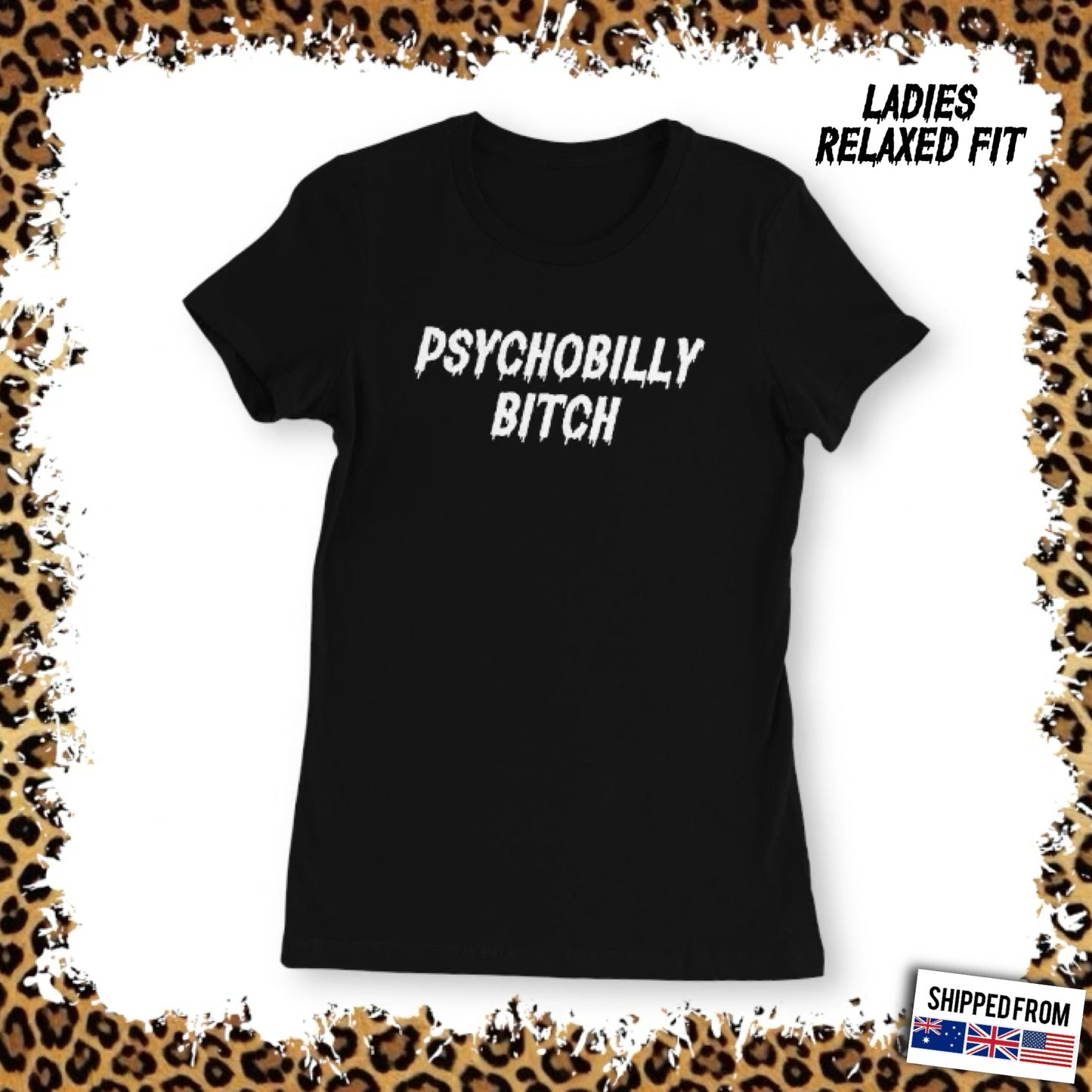 Psychobilly B*tch, Ladies FIT T-Shirt