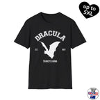 Dracula College T-shirt, up to 5XL, vampire, horror movies