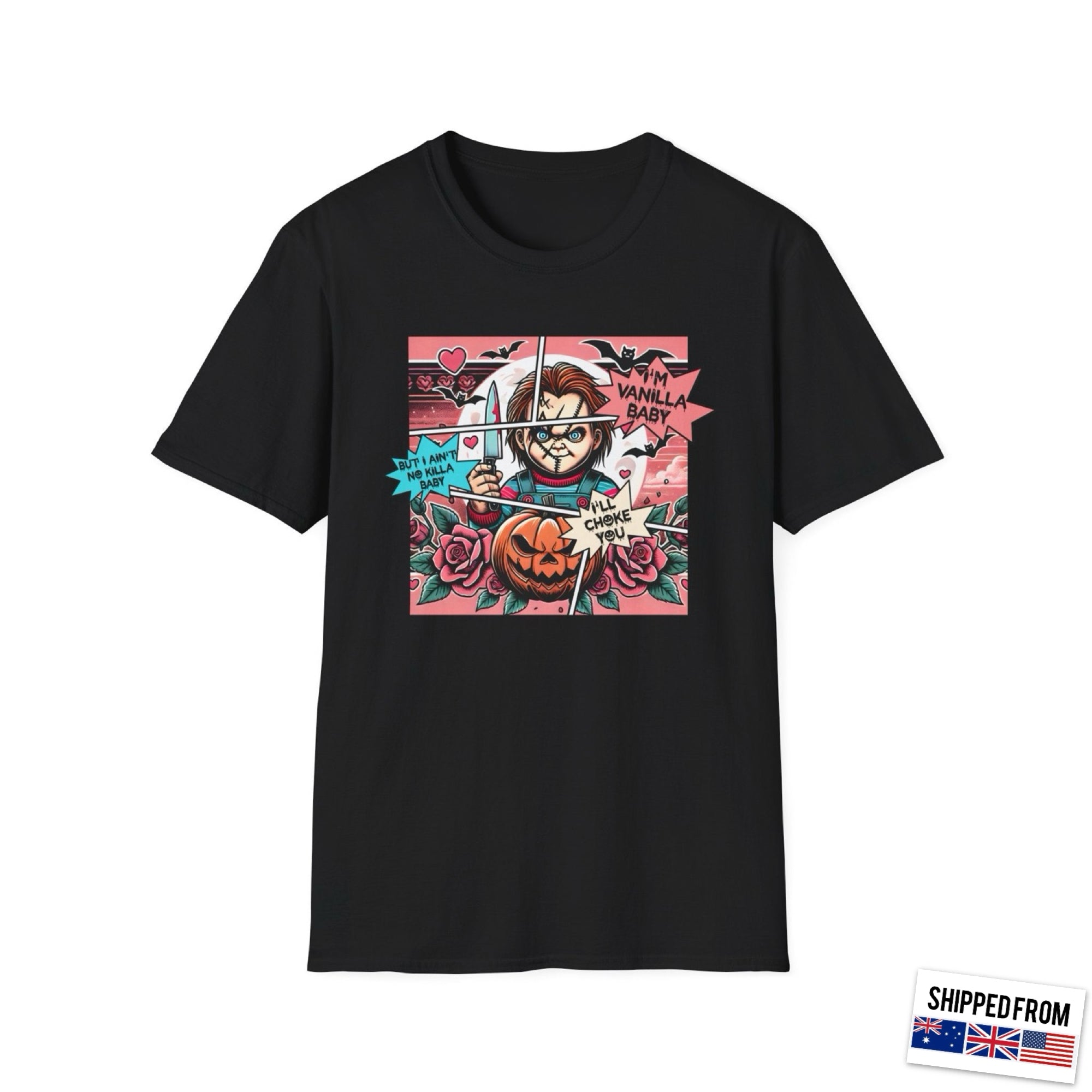 Pastel goth Chucky, horror movies, Halloween Softstyle T-Shirt