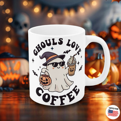 Ghouls love Coffee, Halloween Mug