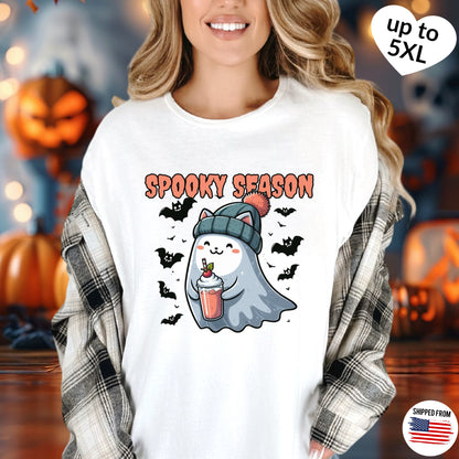 Spooky Season T-Shirt, up to 5XL, spooky kawaii