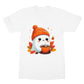 Cute ghost, caffeinated, Halloween, Softstyle T-Shirt