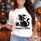 Purrfect Witch, Softstyle T-Shirt