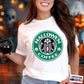 Halloween coffee, spooky Starbucks  Softstyle T-Shirt