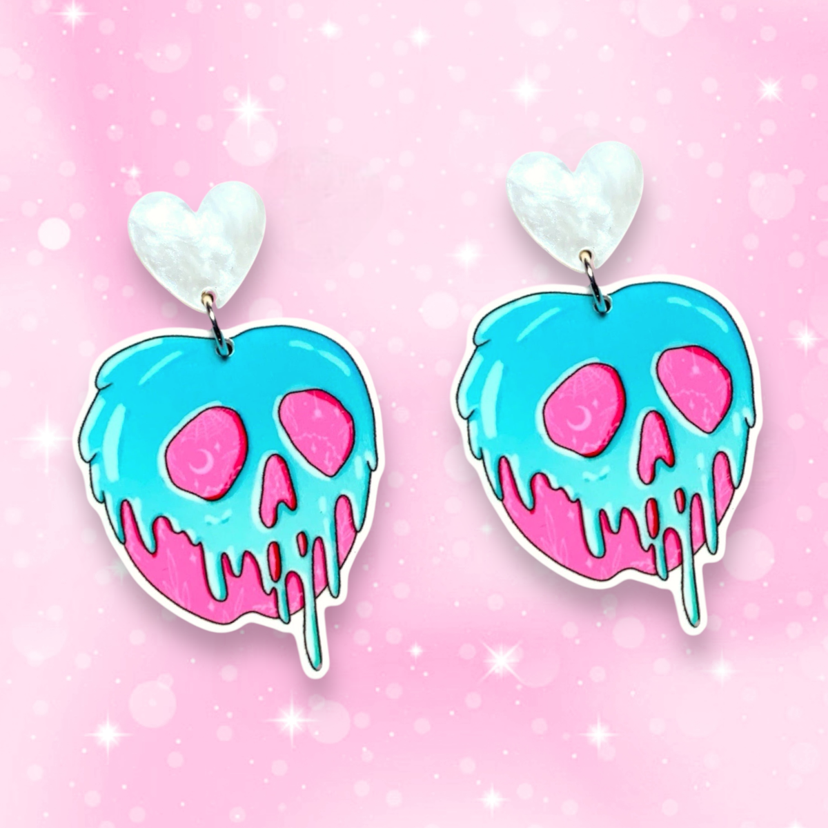 Kawaii goth earrings 
