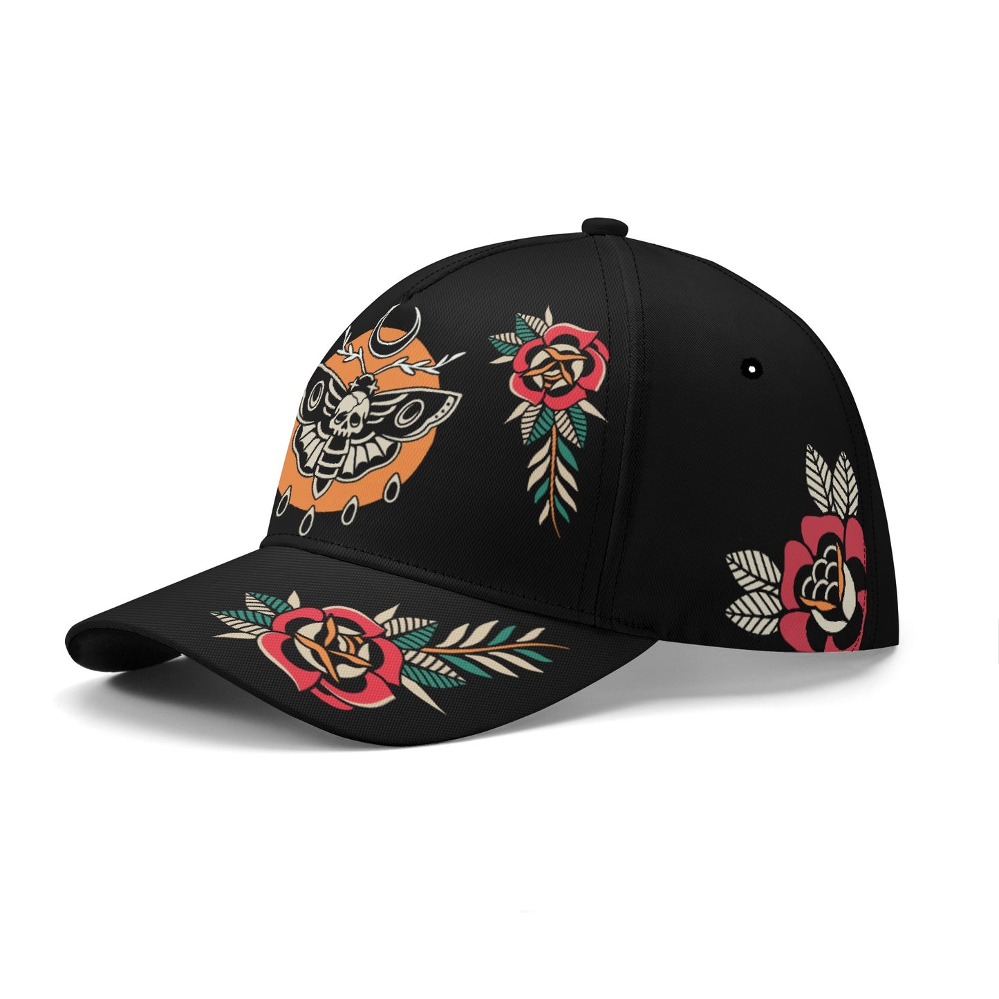 Death Moth Tattoo Baseball Cap