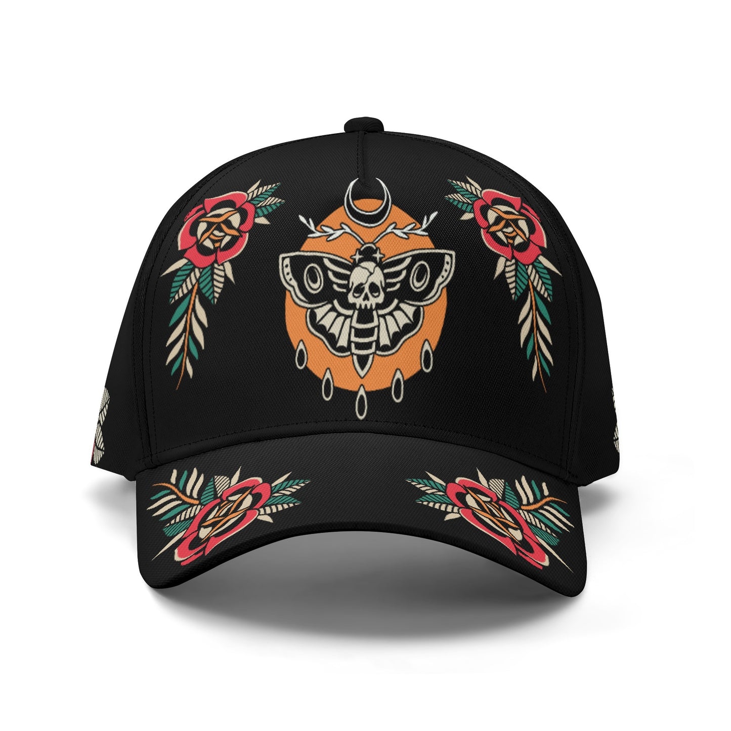 Death Moth Tattoo Baseball Cap