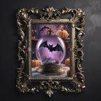 Goth Bat Fine Art Print,  Dark Academia, Goth Wall Decor, Gothic Gallery Wall, Halloween Decor