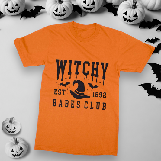 Witchy Babes club, Halloween, Softstyle T-Shirt