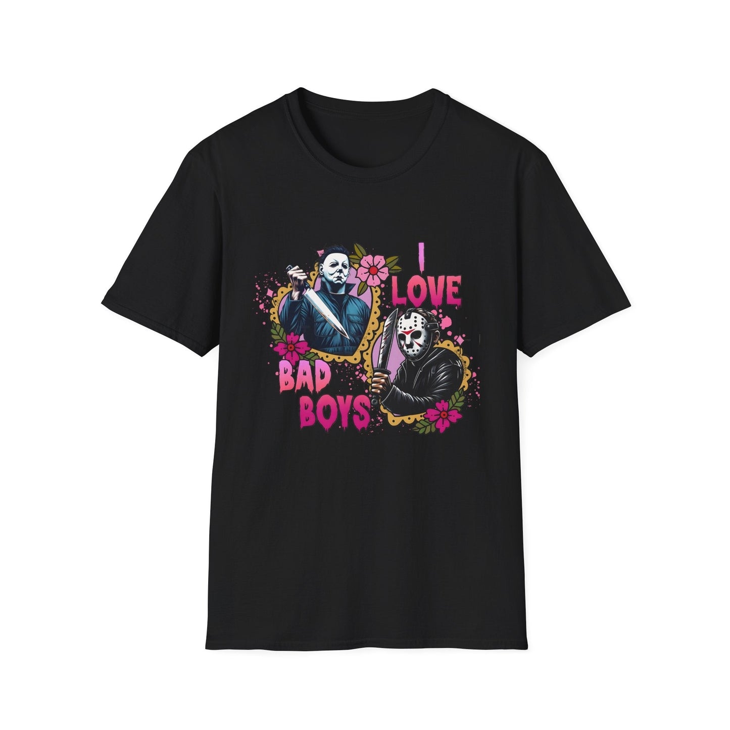 I love Bad Boys, Horror movies, Halloween Softstyle T-Shirt