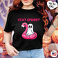 Stay spooky, cute flamingo, Softstyle T-Shirt, Halloween