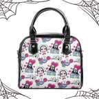 Cute Horror Movie Vegan Leather Gothic Handbag, Ghostface, Jigsaw, Halloween