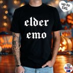 Elder Emo Softstyle T-Shirt, gothic, Halloween, up to 5XL