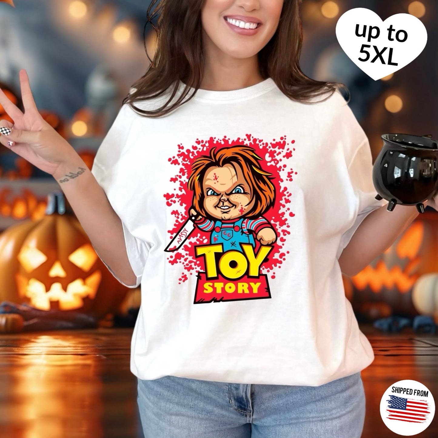 Chucky T-Shirt, up to 5XL, Child Play, Horror Movies