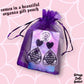 Pink Lace Murder earrings, 925 sterling silver, Halloween, Strange Dollz Boudoir