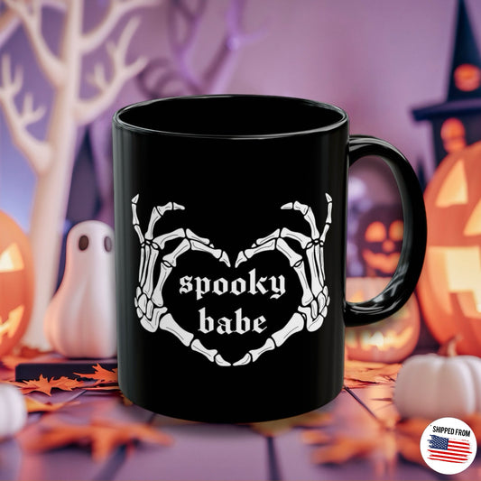 Spooky Babe Skeleton Mug